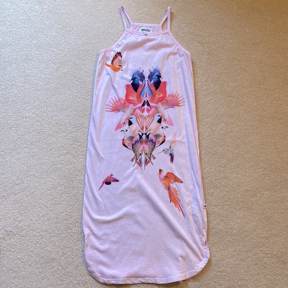 Girls Molo size 134/140 dress or pool cover up.  Long.  (Size 9/10)